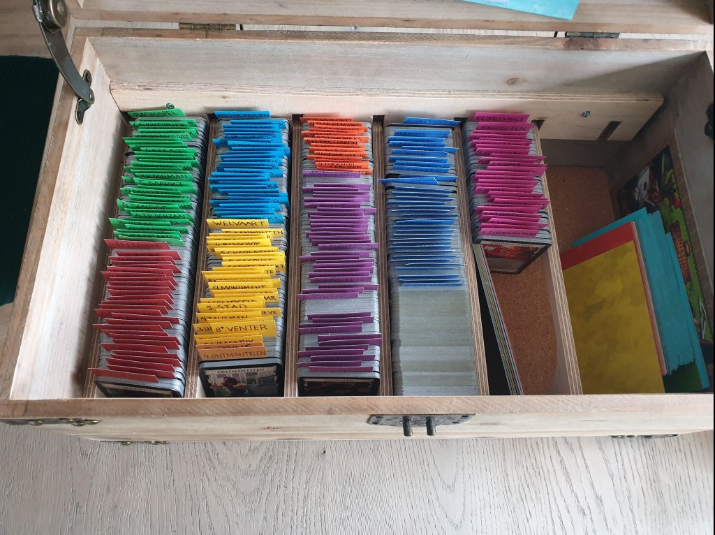 Tabbladen handgeschreven